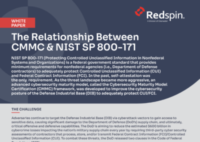 The Relationship Between CMMC & NIST SP 800-171