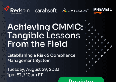 Achieving CMMC – Tangible Lessons from the Field