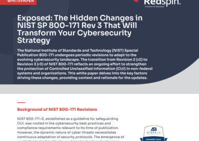 Exposed: The Hidden Changes in NIST SP 800-171 Rev 3