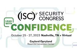 ISC2 Security Congress | Oct 28-30 | Nashville, TN