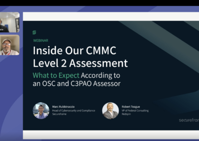 Inside A CMMC Level 2 Assessment: OSC, Secure Frame’s CMMC Level 2 Journey with Redspin as their C3PAO