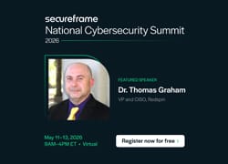 Secureframe National Cybersecurity Summit | May 11-13, 2026 | 9AM – 4:PM ET