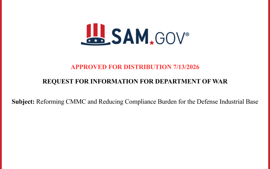 Reforming CMMC RFI: Redspin’s Response