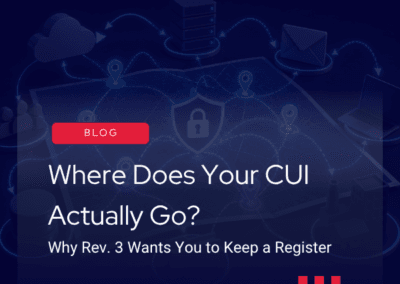 Where Does Your CUI Actually Go? Why Rev. 3 Wants You to Keep a Register